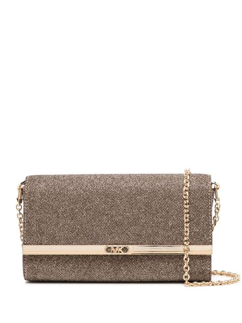 michael kors tasche glitzer|Michael Kors opened satchel purse.